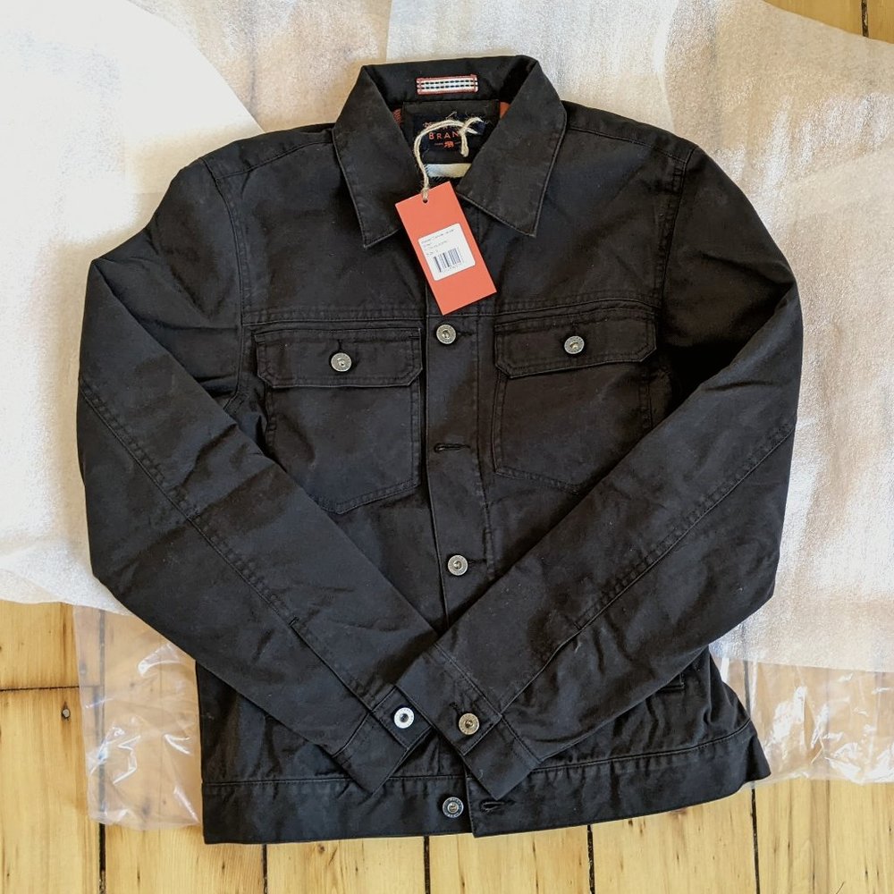 Normal Brand Waxed Canvas Jacket - Brown / S